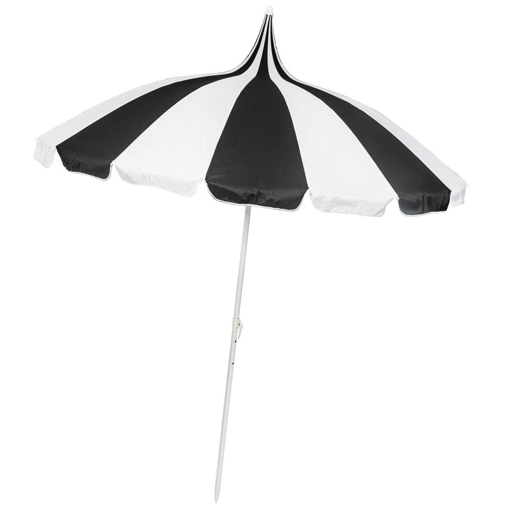 Soake Garden Parasol Pagoda Black Cream
