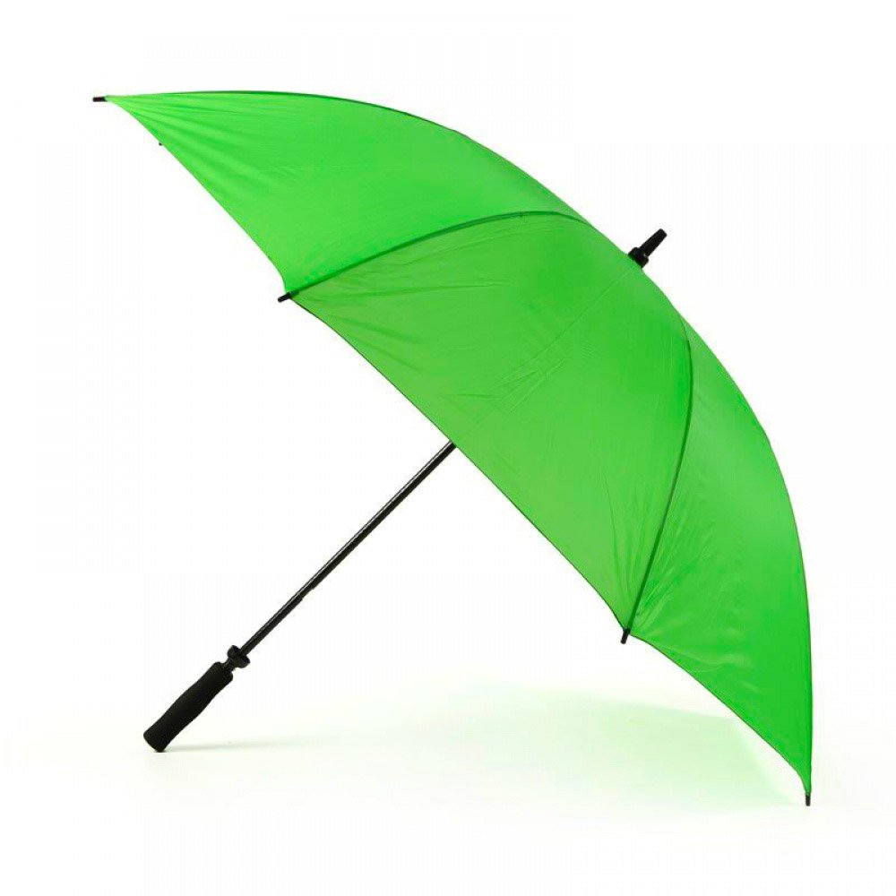 Shamrock Green Plain Cheap Golf Umbrella UK Side Canopy