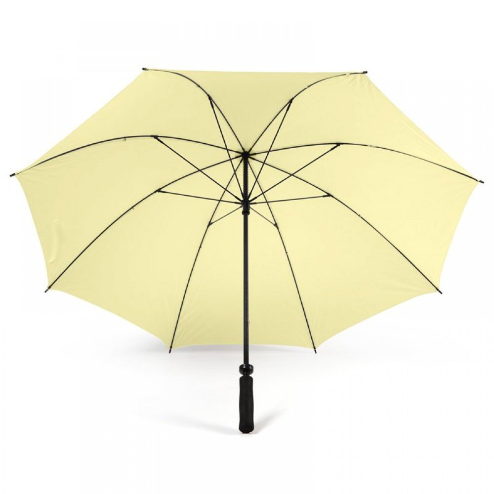 Cream Plain Cheap Golf Umbrellas Under Canopy