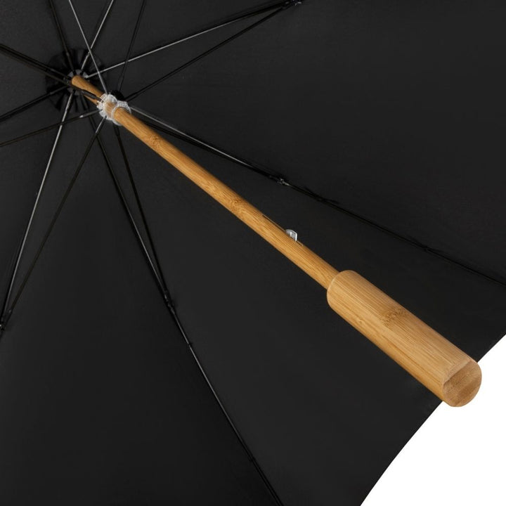 Black ECO Bamboo Umbrella Handle