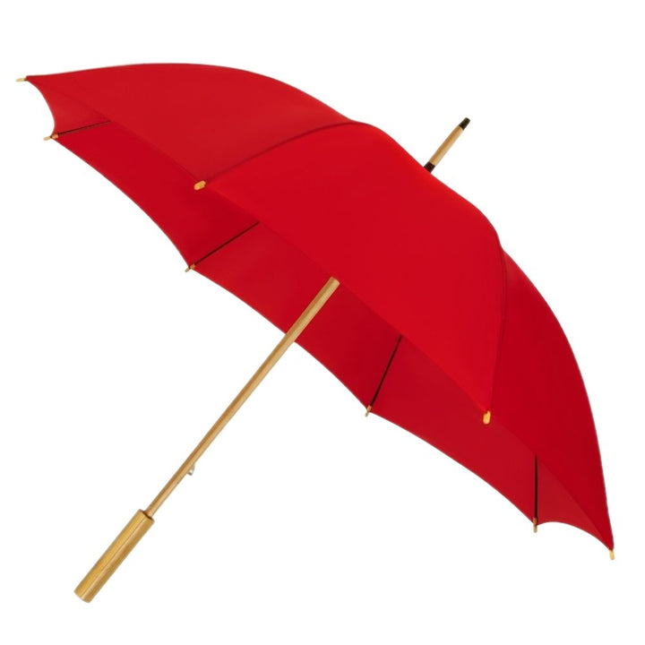 Red ECO Bamboo Umbrella Side Canopy