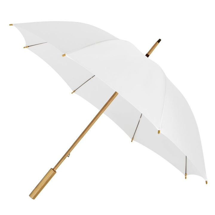 White ECO Bamboo Umbrella Side Canopy