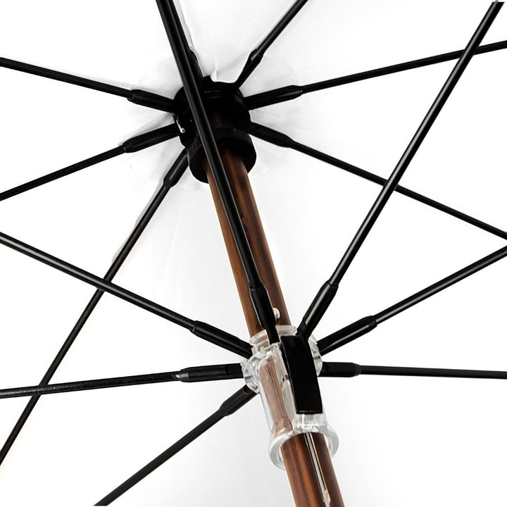 White ECO Bamboo Umbrella Frame