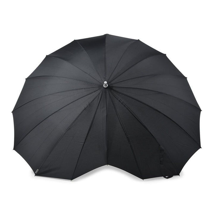 Black Heart Shaped Umbrella Top Canopy