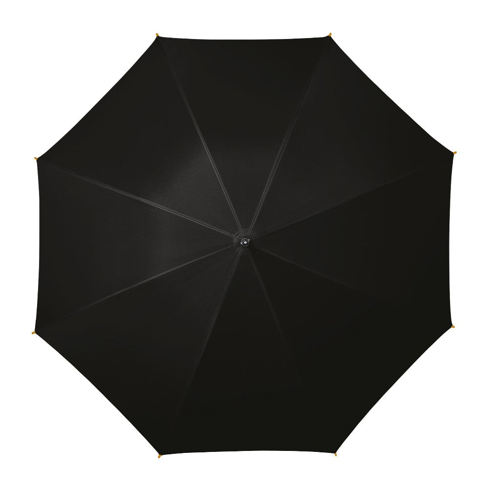 Black Wood Stick Walking Umbrella Top Canopy