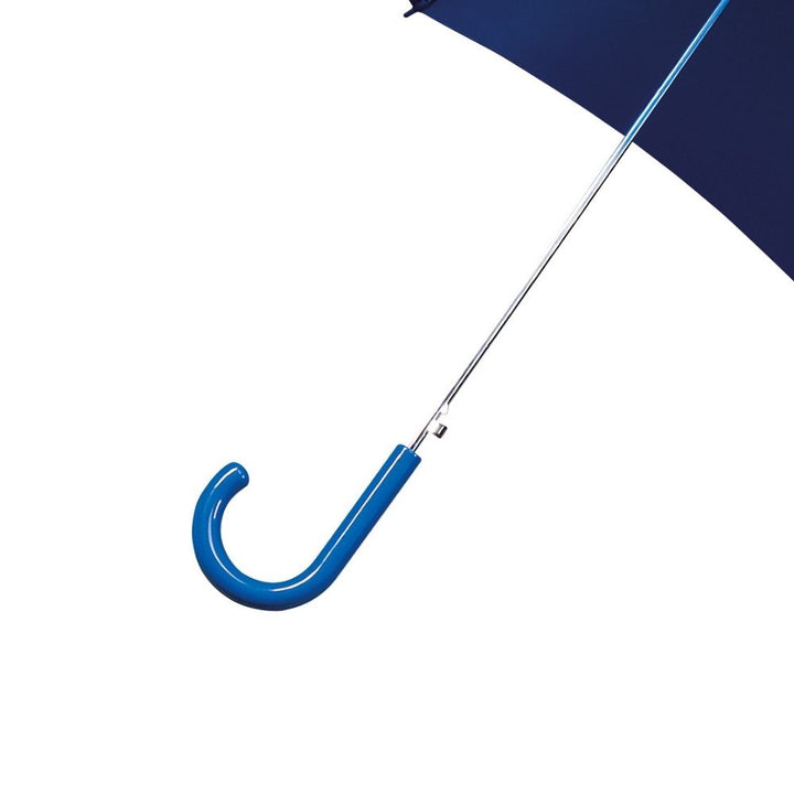 Impliva Plain Blue Walking Umbrella Handle