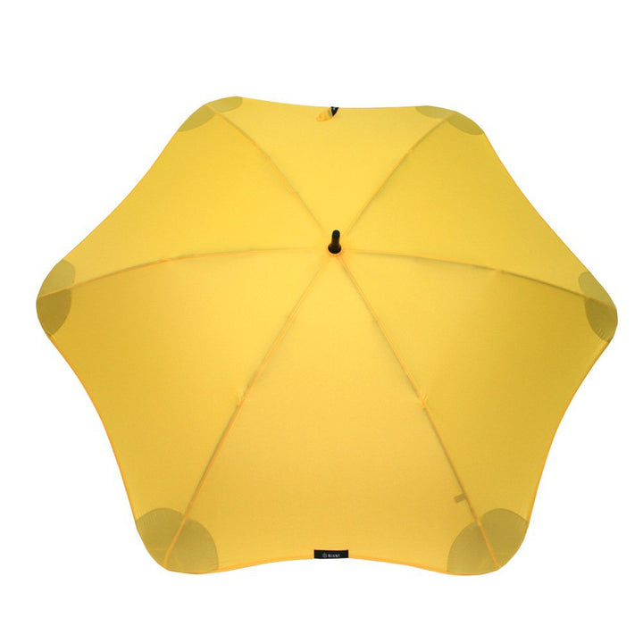 Branded Classic Windproof Yellow Blunt  Umbrella Top Canopy