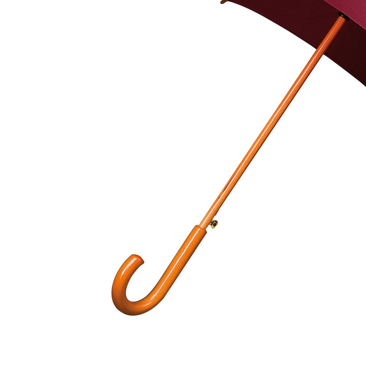 Maroon Wood Stick Walking Umbrella Handle