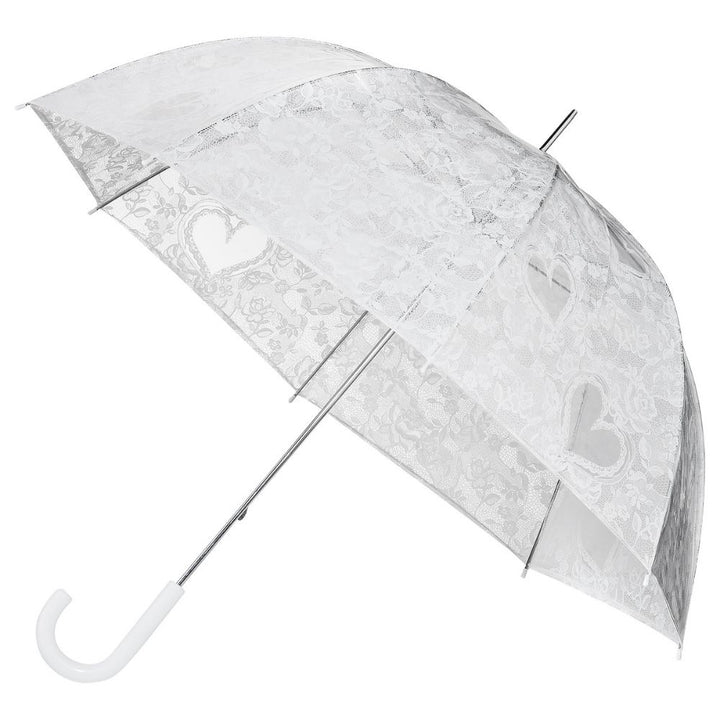 Falconetti PVC Lace Wedding Umbrella Side View