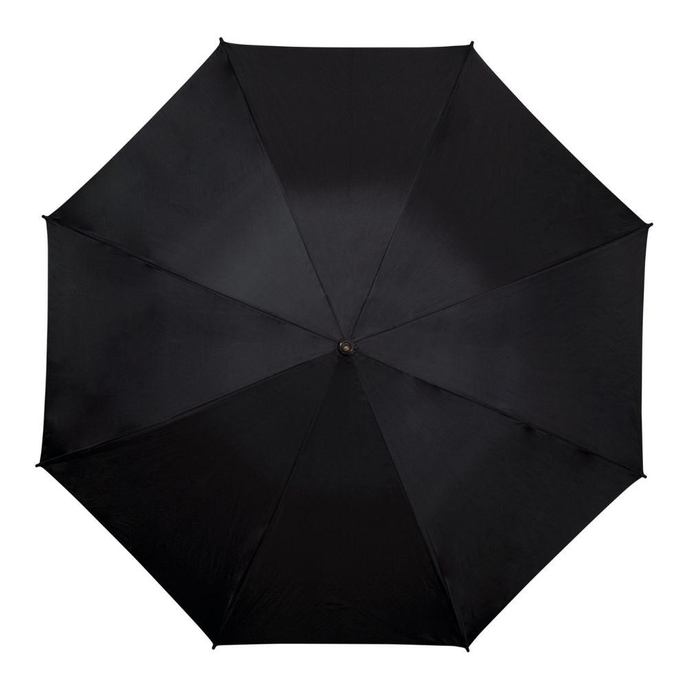 De Luxe Black Falcone Golf Umbrella Top View