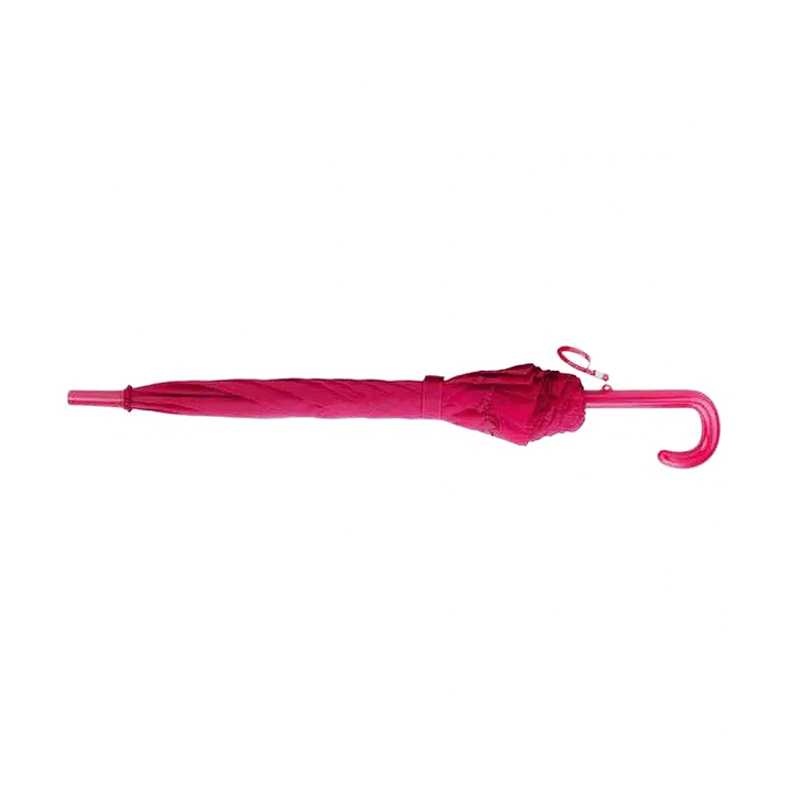 Hot Pink Galleria Kids Frilled Umbrella Flat Lay