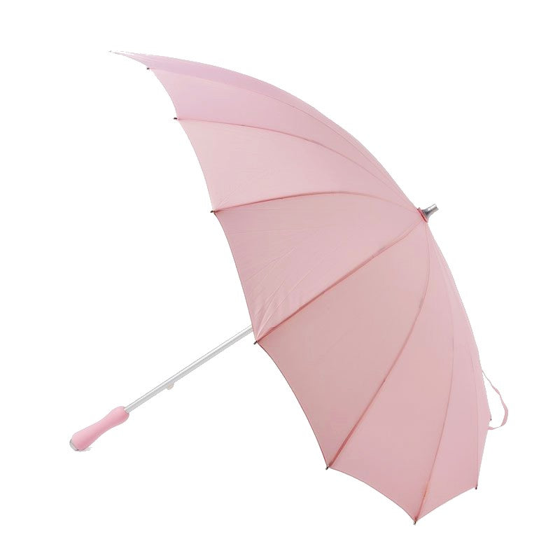 Pink Heart Shaped Umbrella Side Canopy