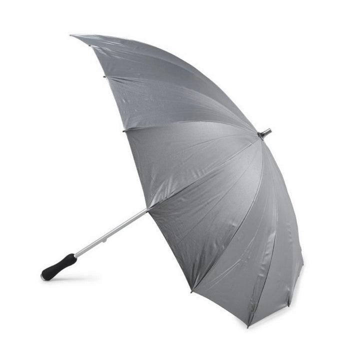 Silver Heart Shaped Umbrella Side Canopy