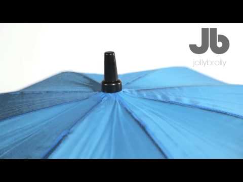 Sky Blue Plain Golf Umbrella