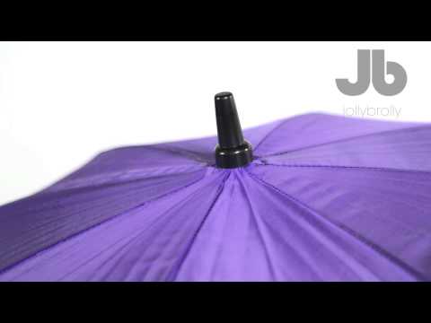 Purple Plain Golf Umbrella
