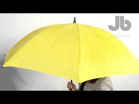 Yellow Plain Golf Umbrella