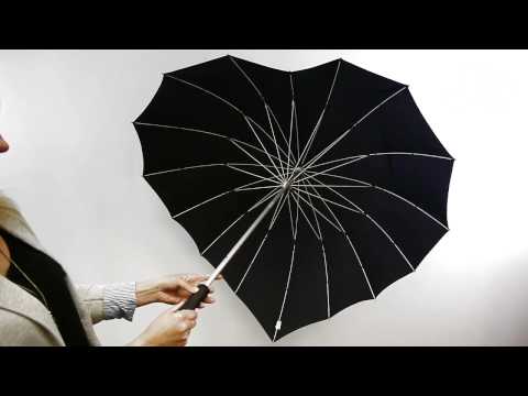 Soake Black Heart Umbrella