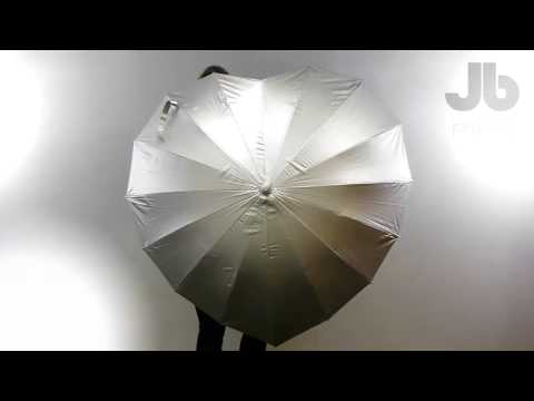 Silver heart umbrella by Soake