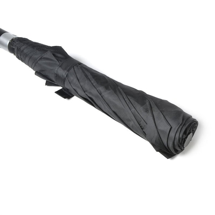 Black Mens Compact Umbrella Tip