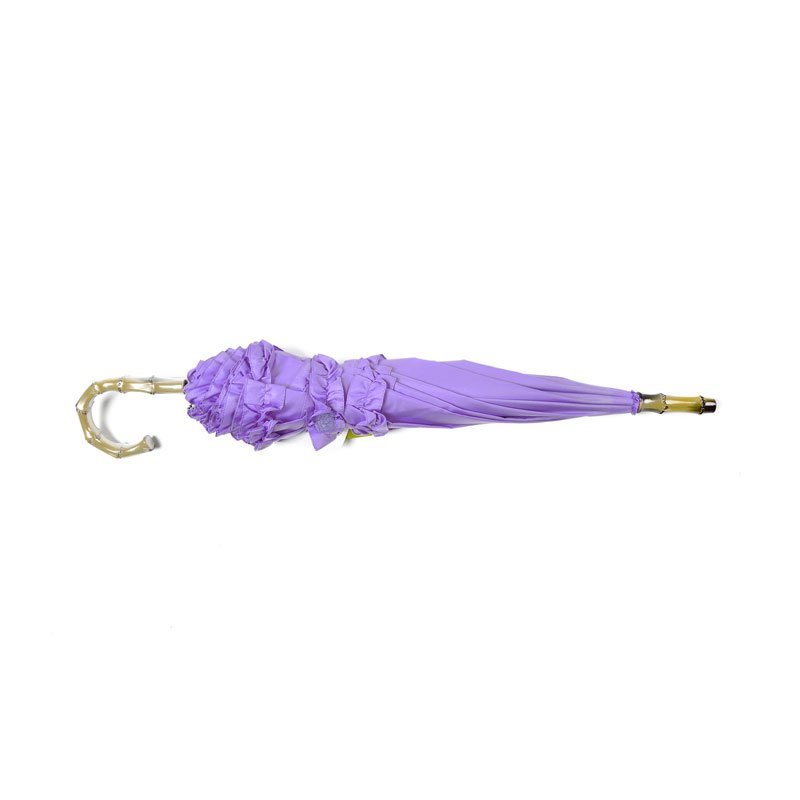 Kids lilac wedding umbrella closed