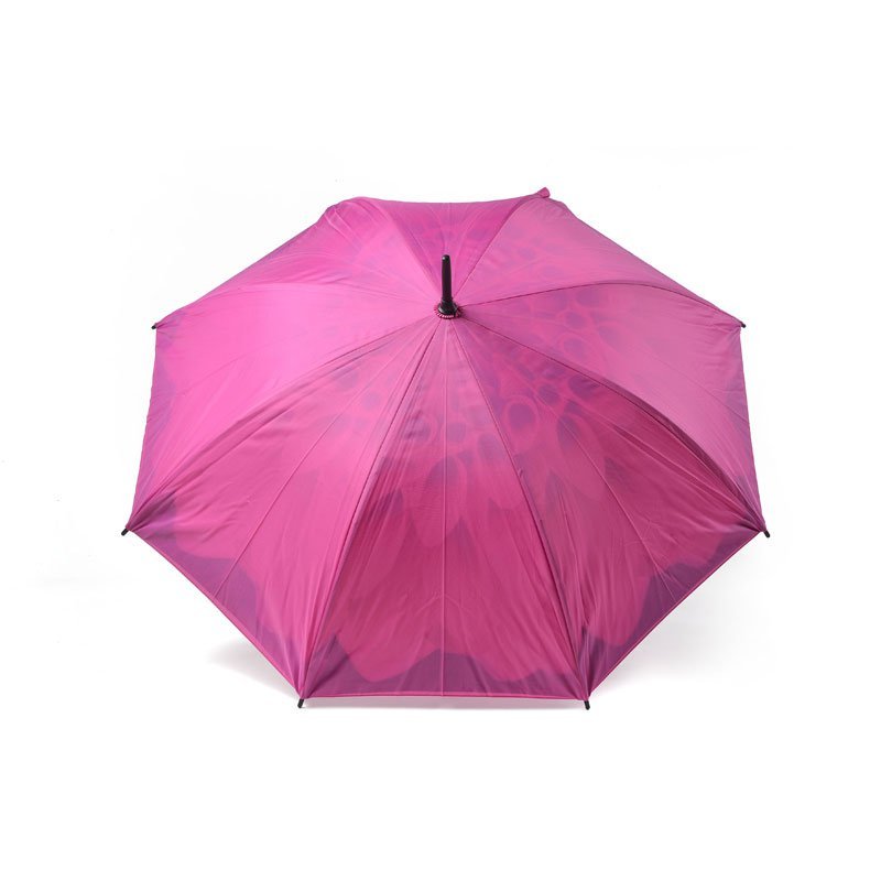 Pink Dahlia Flower Umbrella Top Canopy