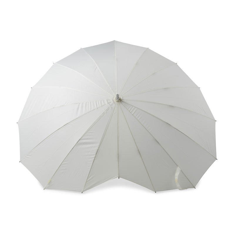 Cream Heart Shaped Umbrella Top Canopy