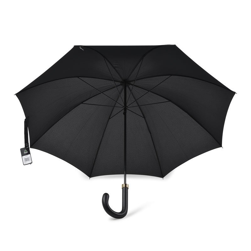 Fulton Minister Black Mens Walking Umbrella Under Canopy