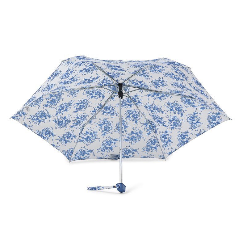 Miniflat Delph Flower Folding Umbrella Under Canopy