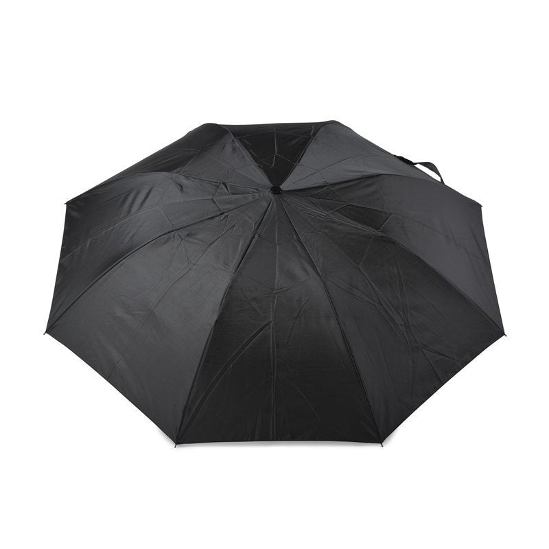 Black Mens Compact Umbrella Top Canopy