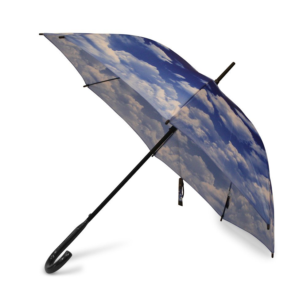 Sky and Clouds Blue Walking Umbrella Side Canopy