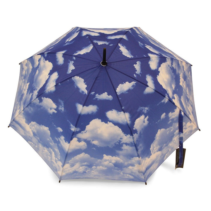 Sky and Clouds Blue Walking Umbrella Top Canopy