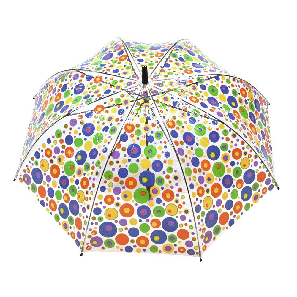 Spots Clear Dome Umbrella UK Top Canopy