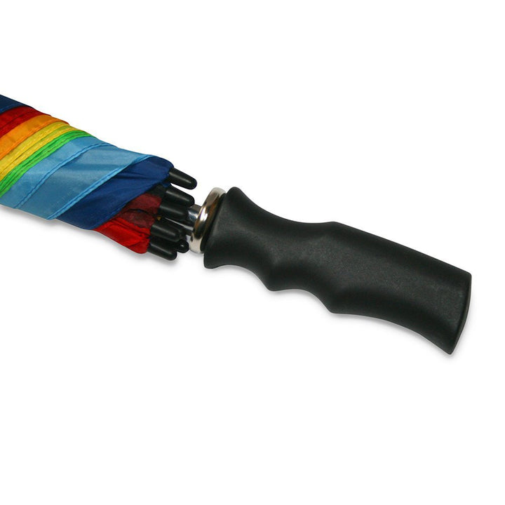 Eight Colour Cheap Rainbow Golf Umbrella Handle