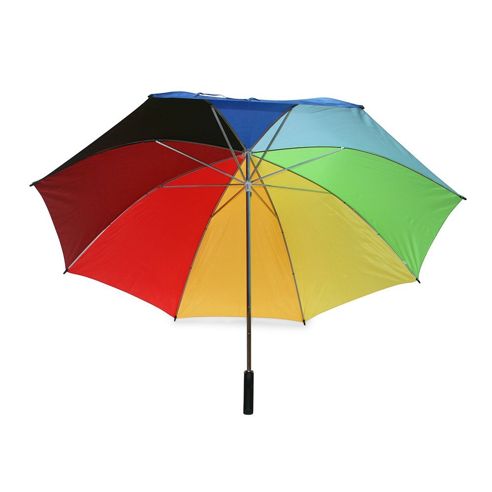 Eight Colour Cheap Rainbow Golf Umbrella Under Canopy