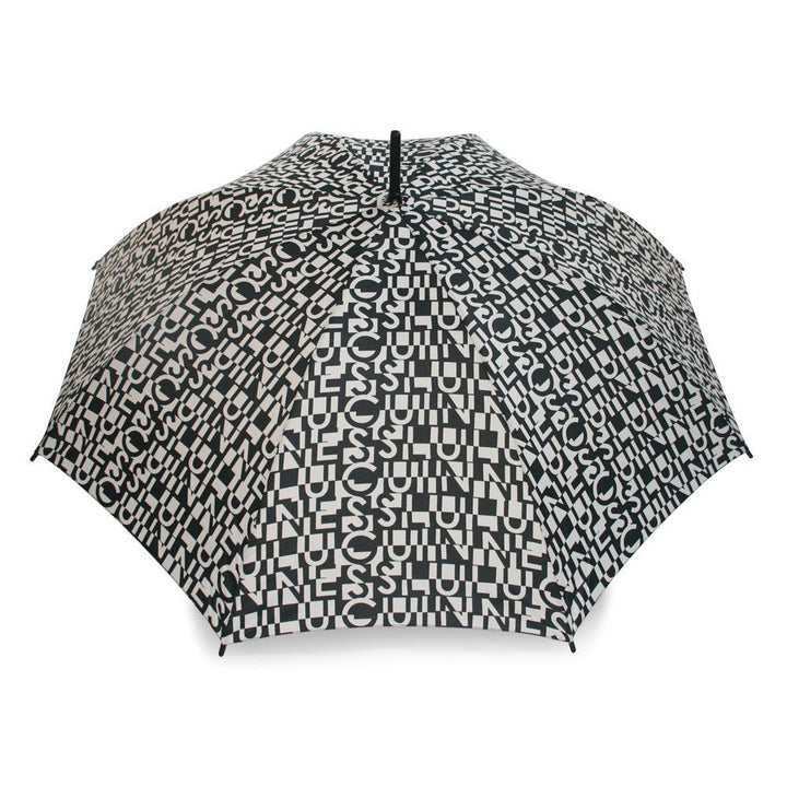 Lulu Guinness Cut Out Logo Kensington Walking Ladies Umbrella Top CAnopy