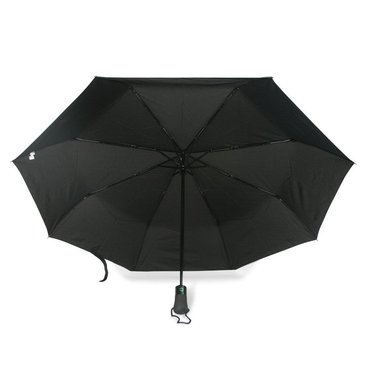 Open and Close Jumbo Black Compact Men Umbrella Under Canopy