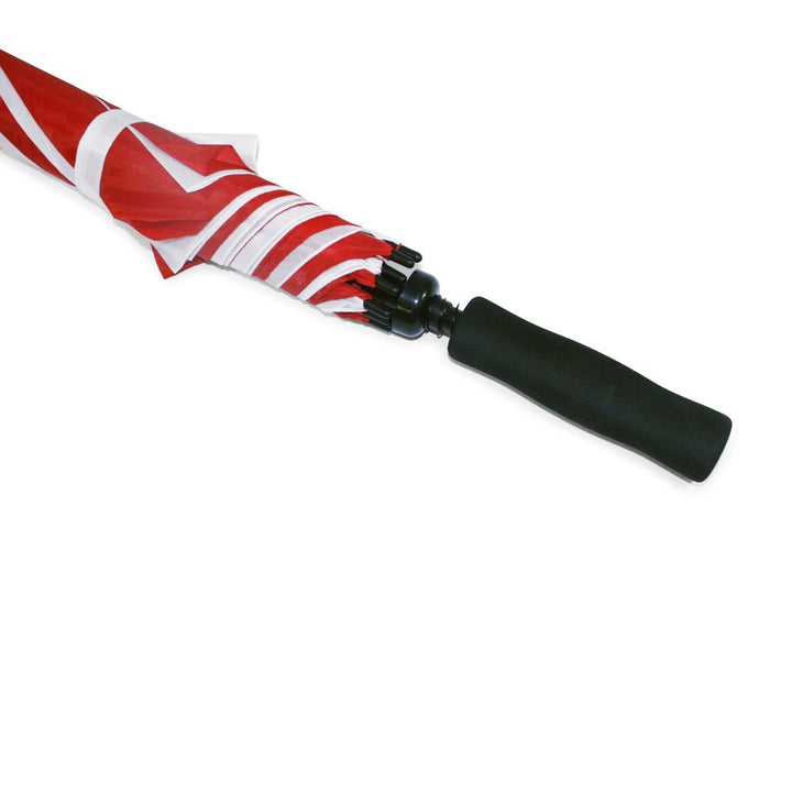 Red and White Plain Cheap Golf Umbrella Handle
