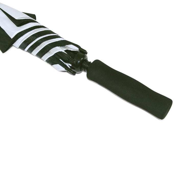 Black and White Plain Cheap Golf Umbrella Handle