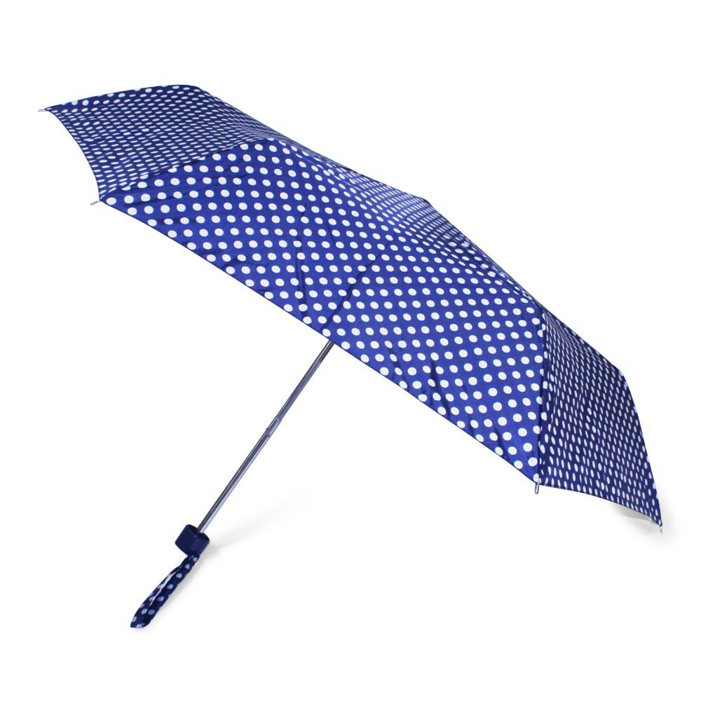 Fulton Navy Spot Cheap Compact Umbrella Side Canopy