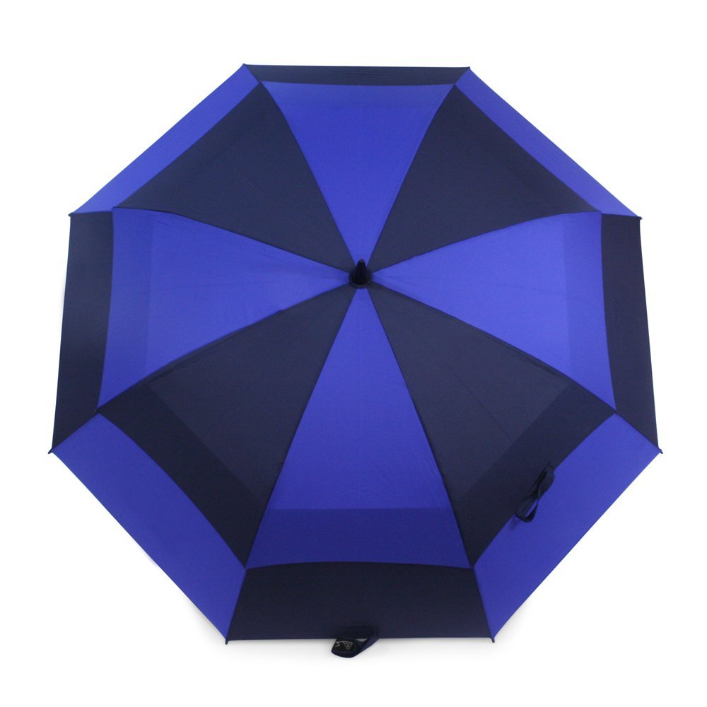 Fulton Stormshield Blue and Navy Vented Canopy Windproof Umbrella Top Canopy