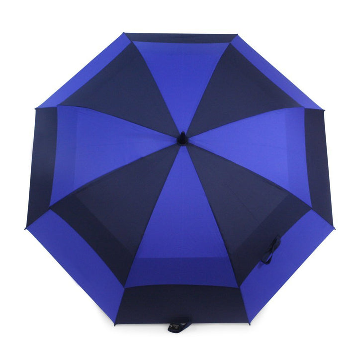 Fulton Stormshield Blue and Navy Vented Canopy Windproof Umbrella Top Canopy