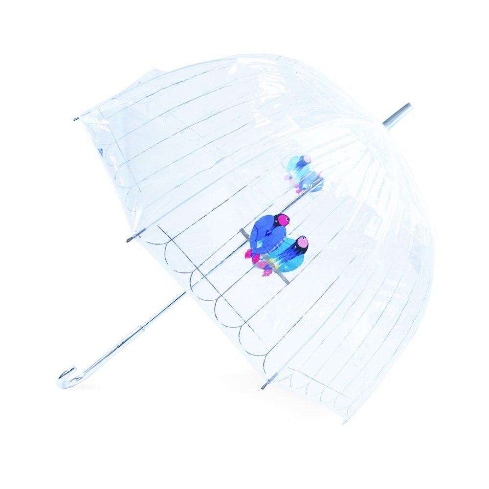 Lulu Guinness Birdcage Lovebirds Ladies Wedding Dome Umbrella Side Canopy