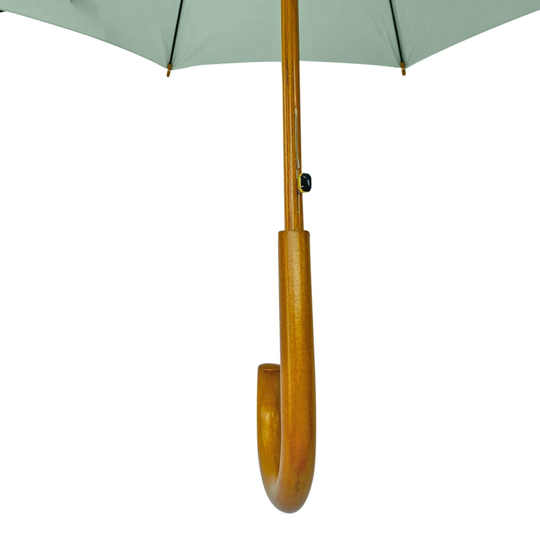 Mint Wood Stick Walking Umbrella