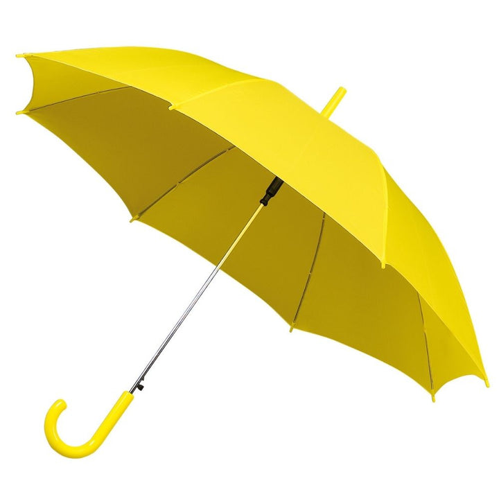 Impliva Plain Yellow Walking Umbrella Side View