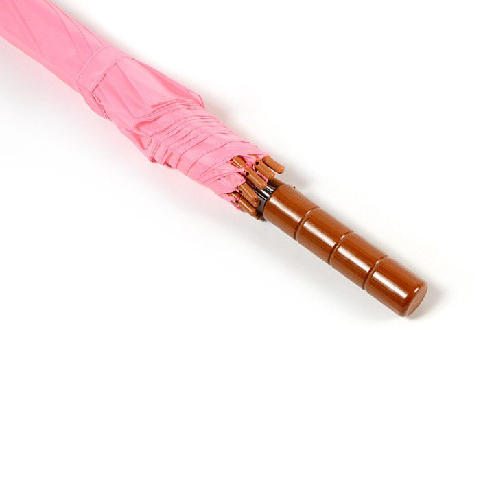 Pink Plain Cheap Jollybrolly Umbrella Handle