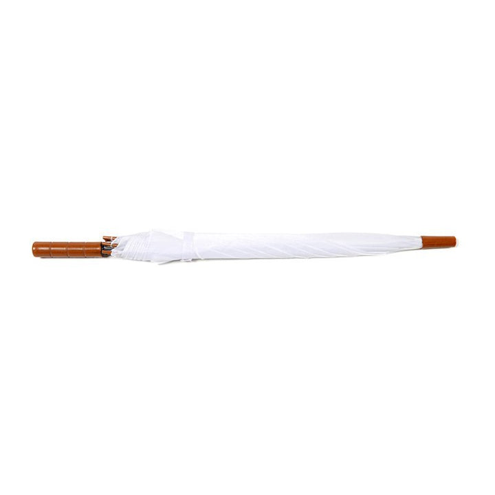 Plain White Umbrella closed