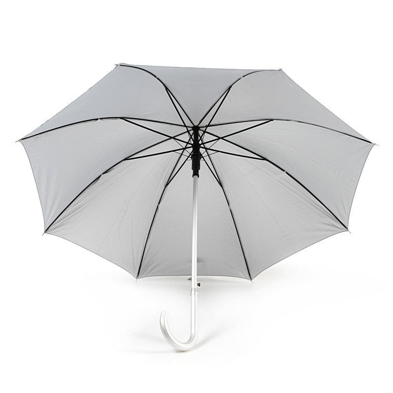 White Aluminium Frame City Umbrella Under Canopy