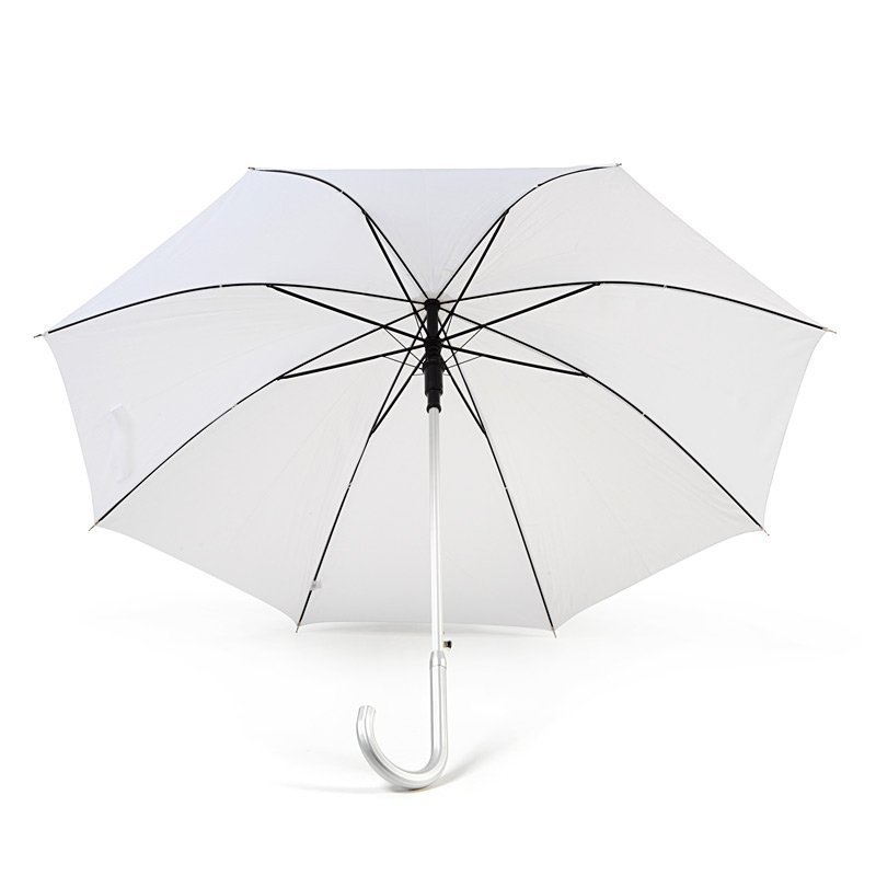 Silver Aluminium Frame City Umbrella Under Canopy
