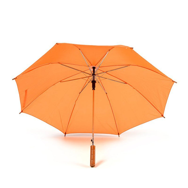 Orange Plain Cheap Umbrella Under Canopy