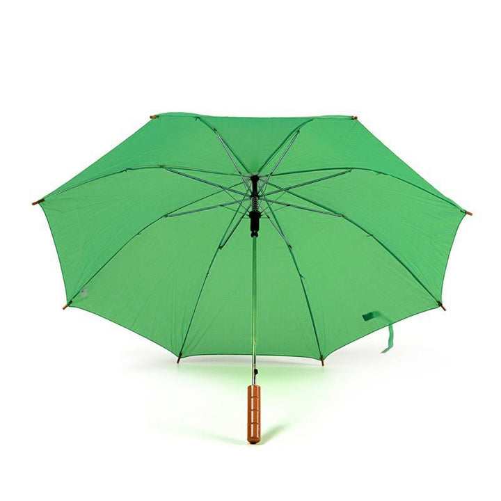 Shamrock Green Plain Cheap Jollybrolly Umbrella Under Canopy